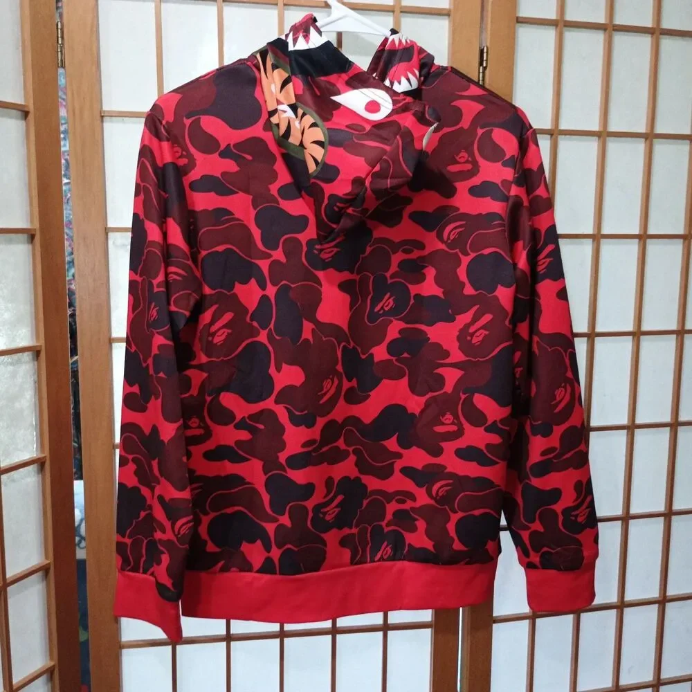 Camo red shark